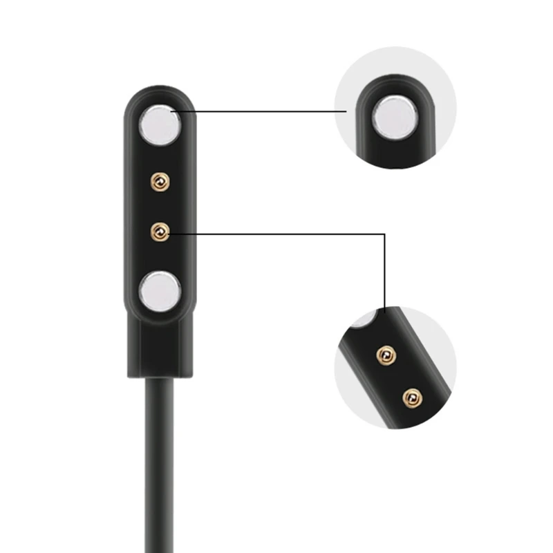 Smartwatch Stand Dock Holder Bracket Compatible for W26/W26+ USB Charging Cable Holder Power Adapter Base Cable