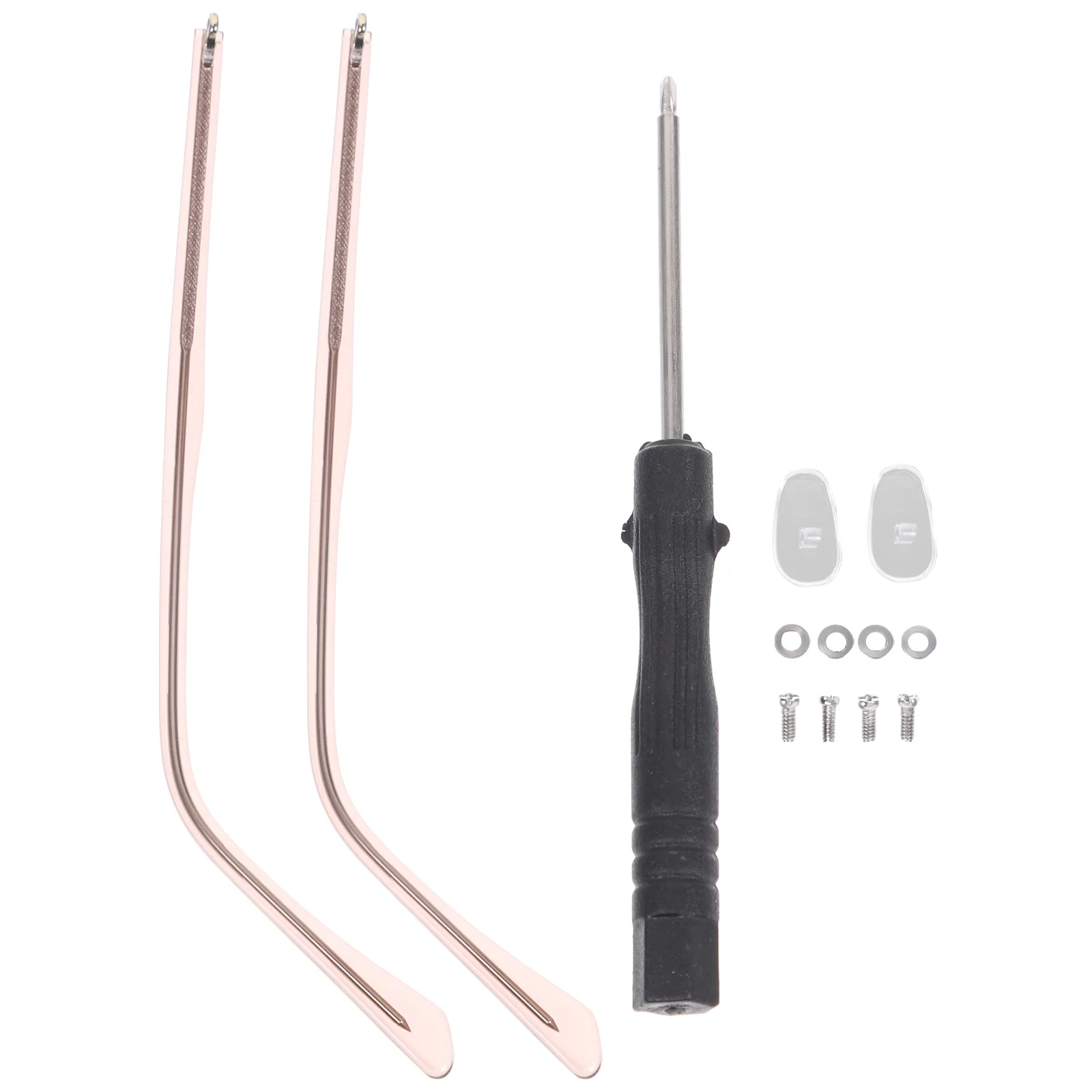 

Metal Glasses Temple Accessories Rose Gold Nonslip Comfortable Temples Eyeglasses Replacement Parts Glasses Arm Repair Tools