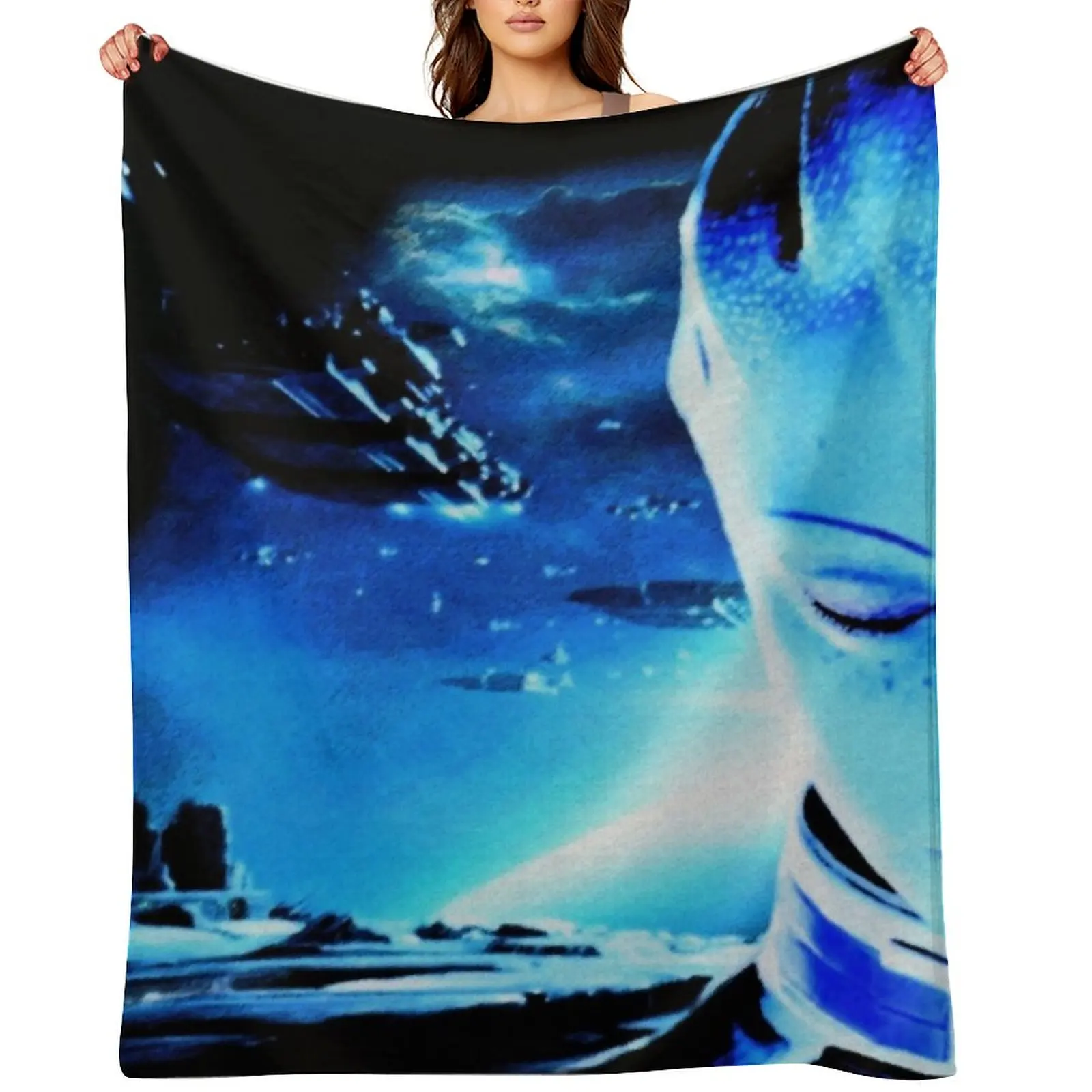 

Mass Effect: Liara T'Soni Digital Painting Throw Blanket Nap for winter Polar Luxury Blankets