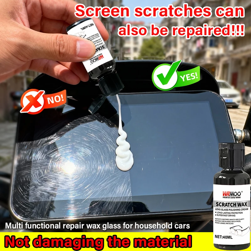 Multi-functional Polish Paste for Phone Screen & Glasses-Repair Scratch on Eyeglass Lenses, Watch Case,DIY Scratch Removal Tool