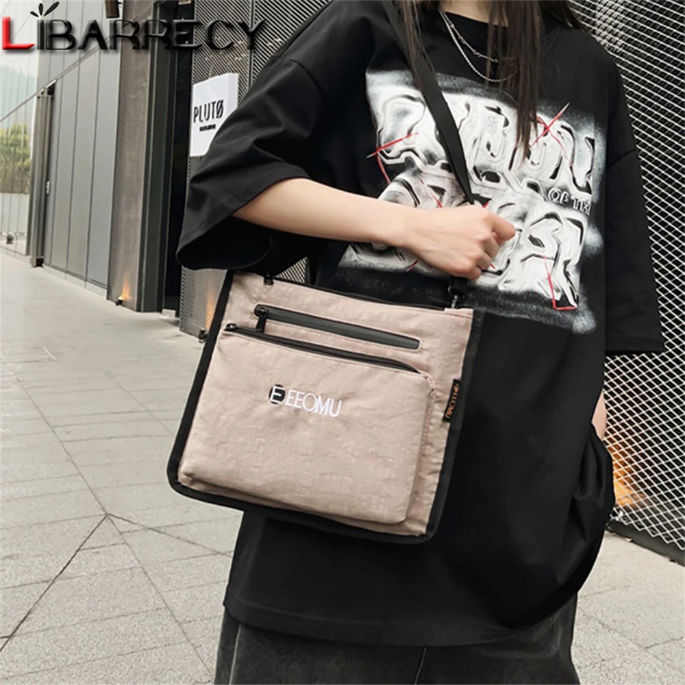 Large-Capacity High Quality Nylon Shoulder Bag Women Fashion Solid Color Messenger Bags 2023 Summer Student Bag Bolsos De Mujer