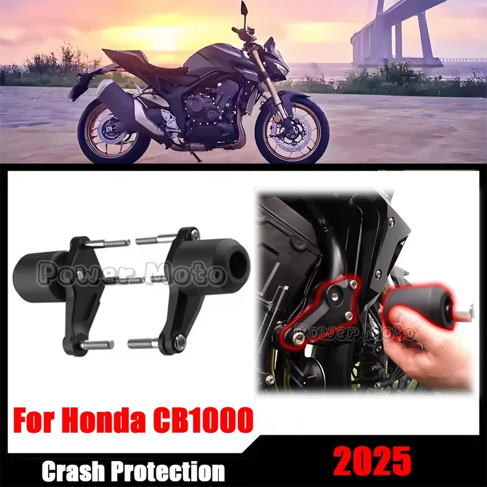

CNC Motorcycle Frame Sliders Protector Guard Fairing Crash Pad Falling Protection Frame Slider for Honda CB1000 Hornet SP 2025