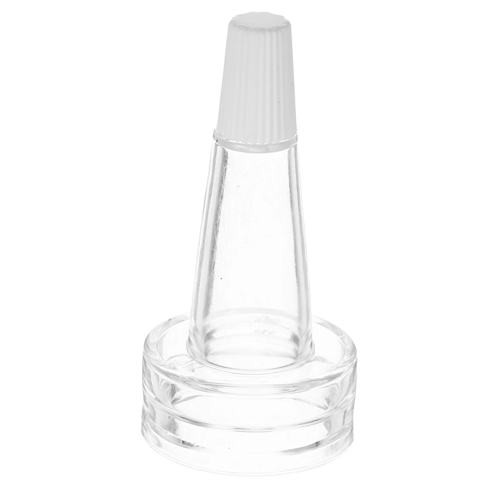 

20 Pcs Shunt Dropper Splitter Clear Ampoule Dispenser Cap Transparent Soft Tube Lab Dispenser PVC Leak Resistant Bottle Cap