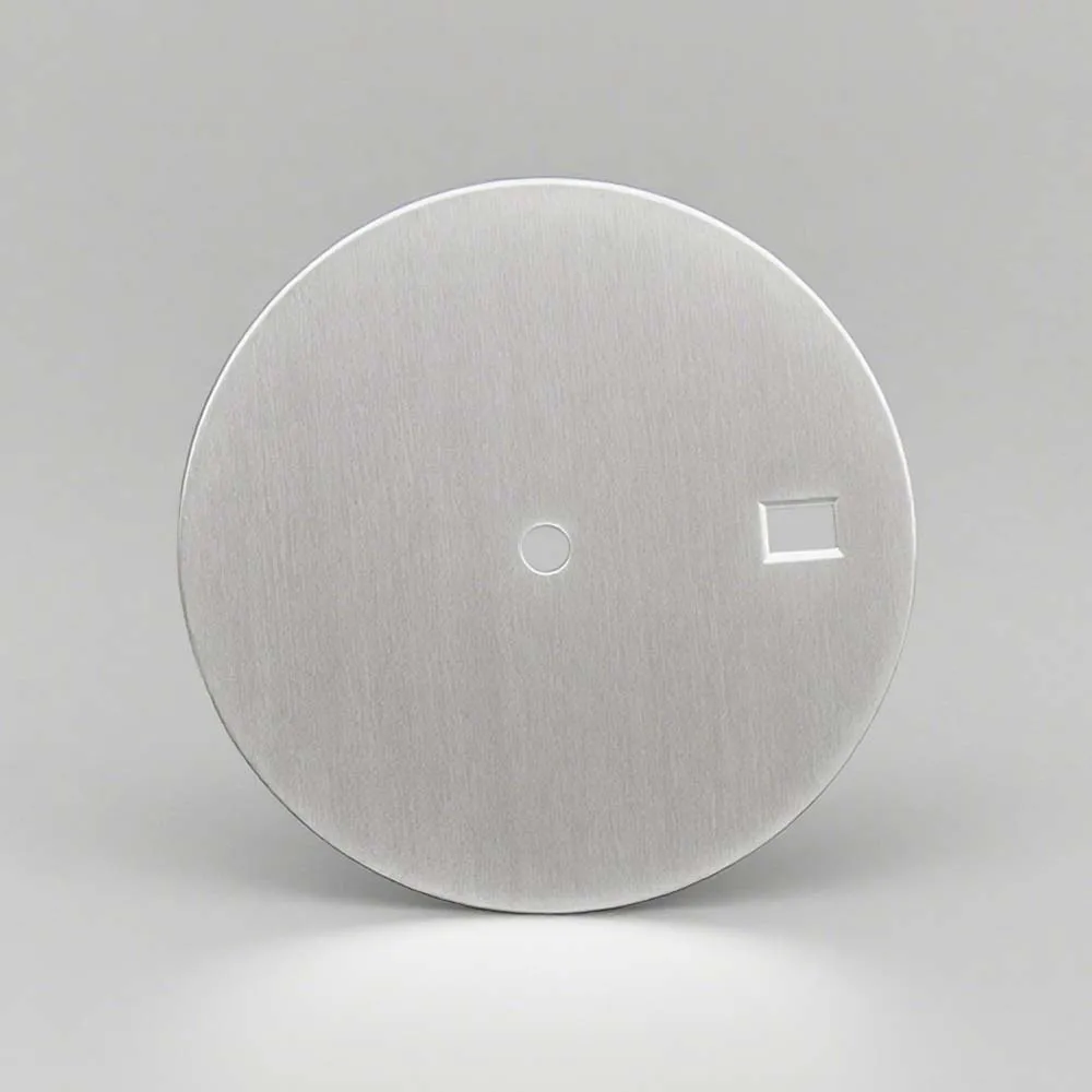 

30.5mm Watch Dial for NH35 Movement Pure Color Single Calendar Black/White Dial DIY Part Mechanical Watch Face Accessories