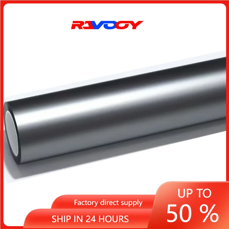 

High QualitySatin Titanium Gray Vinyl Wrap Film Self-Adhesive Auto Tuning Motorcycle Stickers Durable Foil