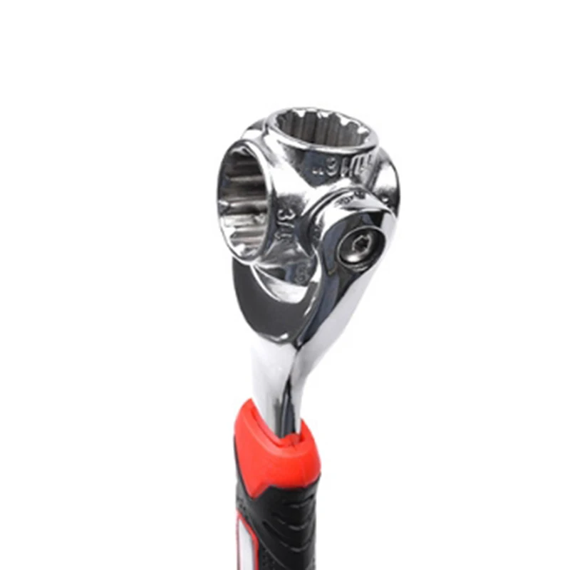 Multifunctional Adjustable Steel Wrench Rubber Handle Universal High Strength Household Machinery Parts