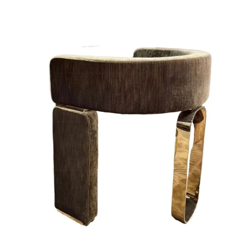 Light luxury dining chair Luxury restaurant Hotel chair Commercial reception negotiation chair