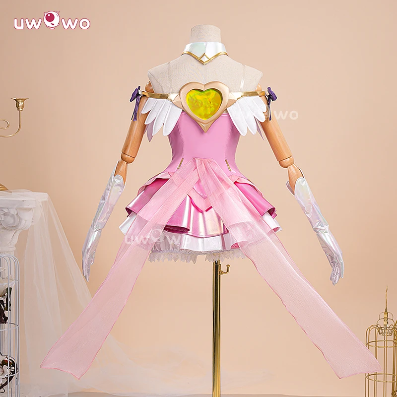 UWOWO Collab Series: Juno Cosplay Game Juno Magical Girls Cosplay disfraz cuero ver. Vestido Cosplay Disfraces de Halloween