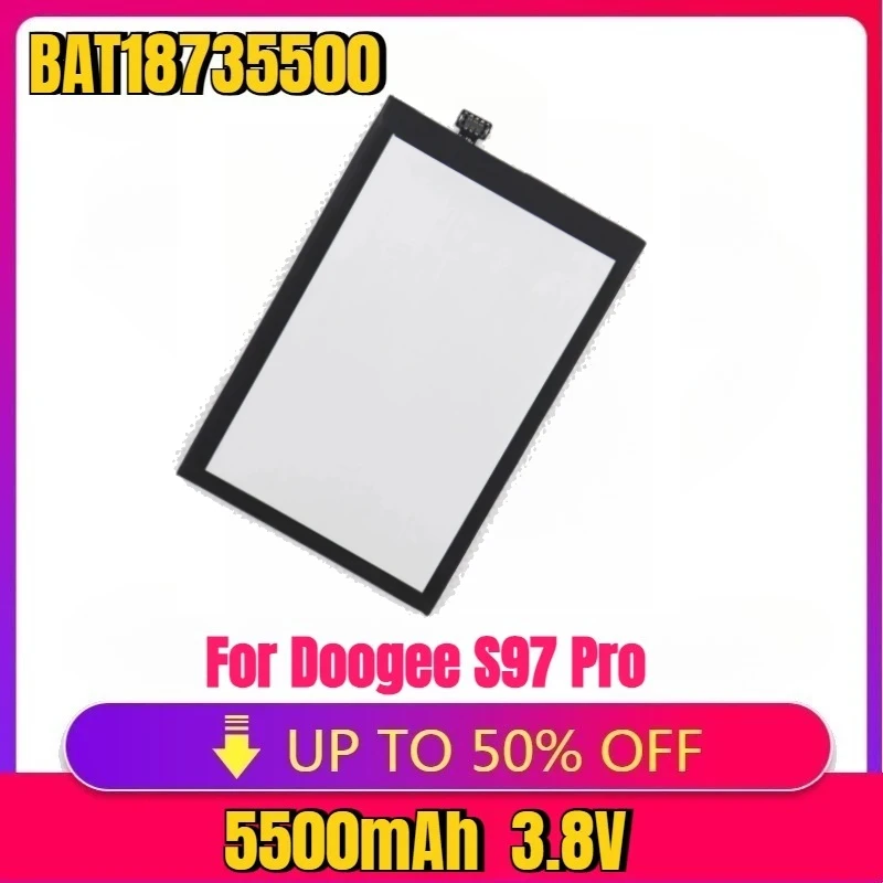 

New High Quality Replaceable Battery BAT18735500 Battery For Doogee S97 Pro S97pro Phone Mobile Batteries
