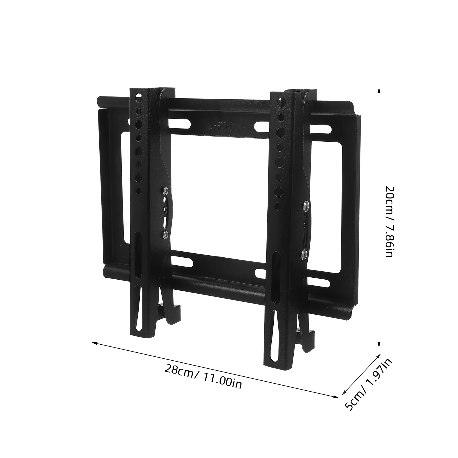 

1 set 1 Set Bracket 17-43 Inch Universal Adjustable Tilt Sturdy Durable 25Kg Iron Space Saving For Monitor Screen\ Wall