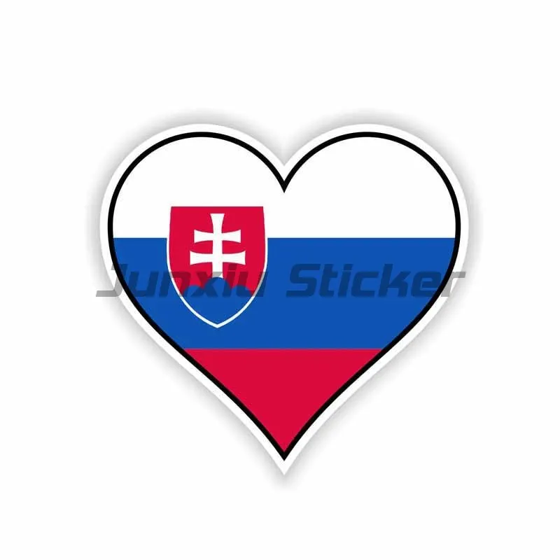 

Slovakia Flag Map Creative Sticker Accessories Motorcycle Helmet Bicycle Wall Glass Helmet Racing Decal