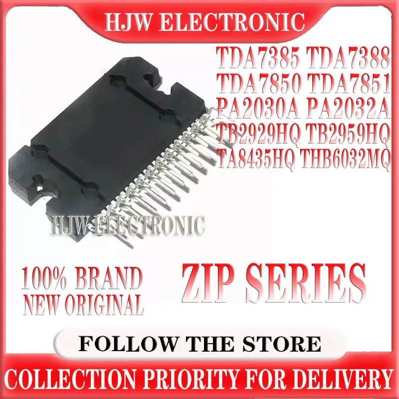 

(5piece)100% New TDA7385 TDA7388 TDA7850 TDA7851 PA2030A PA2032A TB2929HQ TB2959HQ TA8435HQ THB6032MQ ZIP Chipset