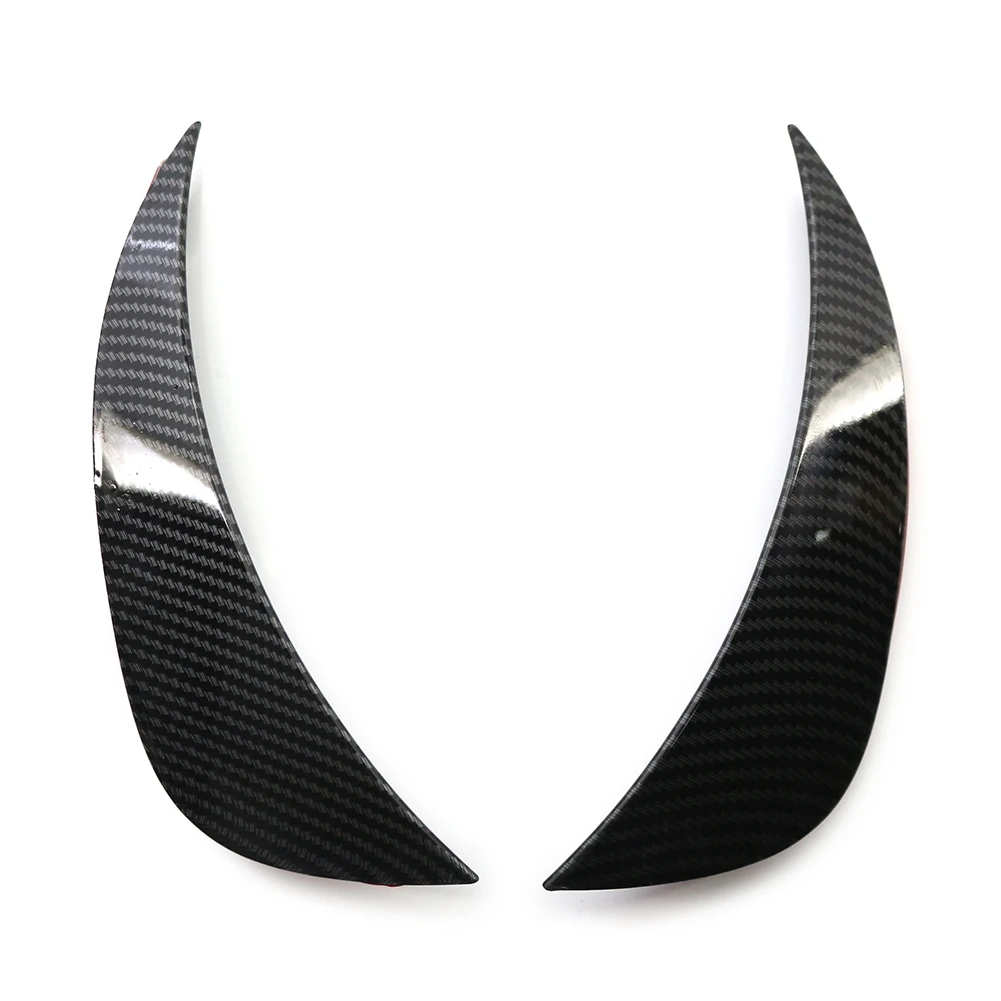 

2Pcs Carbon Fiber ABS Car Front Bumper Air Vent Outlet Cover Trim For W205 C-Class C180 C200 2015 2016 2017 2018
