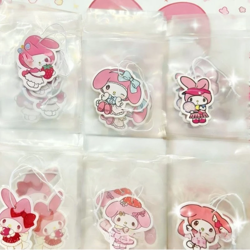 

10pcs Hello Kitty Car Fragrance Pendant Cartoon Car Aroma Convenient High Beauty Home Fragrance Wardrobe Long Lasting Wholesale