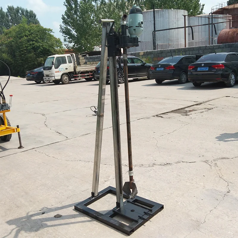 Customized Electric Water Well Drilling Rig Portable High Torque 60m Deep Well Drill For Small Farms And Rural Homes