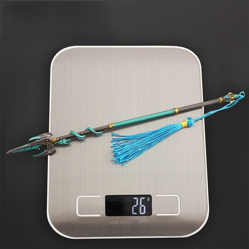 Yongjie game peripheral weapon 22cm Baihongcheng in the lakeThe sound of dragon singing Baihong long gun weapon alloy model toy