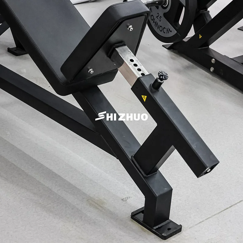 Shizhuo بالجملة الصالة الرياضية قابل للتعديل معدات تدريب القوة لوحة محملة آلة ضغط الصدر المنحدر للبيع