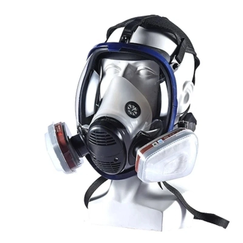 Maschera antigas chimica 6800 respiratore antipolvere filtro maschera antiappannamento per Gas acido industriale, insetticida per vernice Spray per