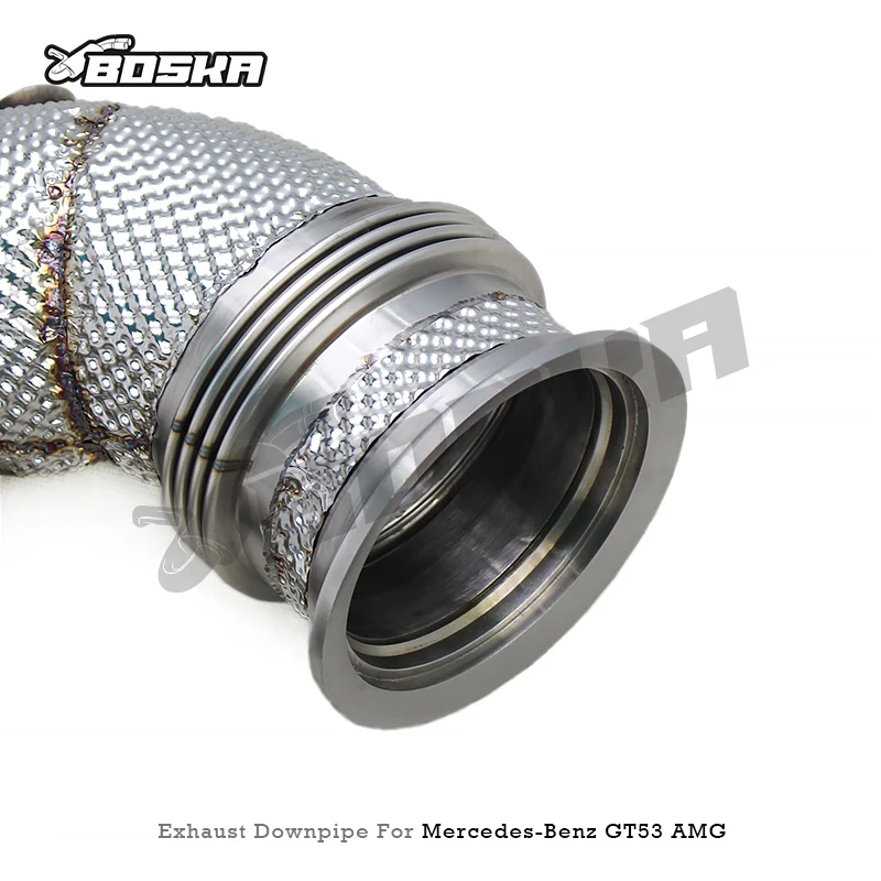 Factory Stainless Steel Downpipe for -GT50/GT53 3.0T 2019-2023 Ready to Ship Header Exhaust Pipes