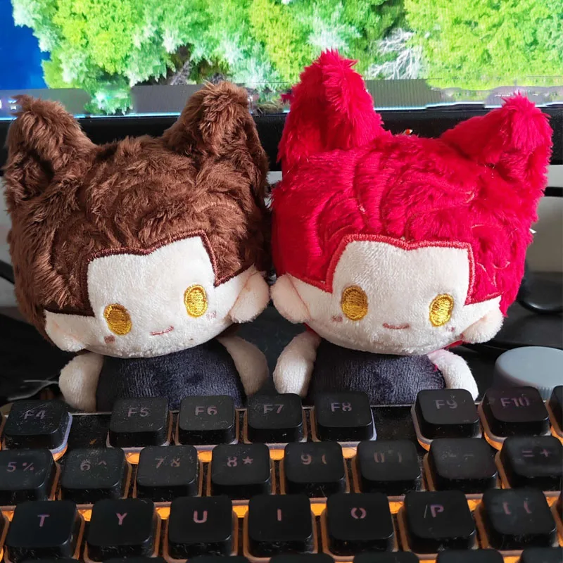 Love and Deepspace Valko Wolf Ear Soft Fluffy Cotton Doll Pendant Cute Bag Decor Birthday Gift For Anime Game Adult Collectors