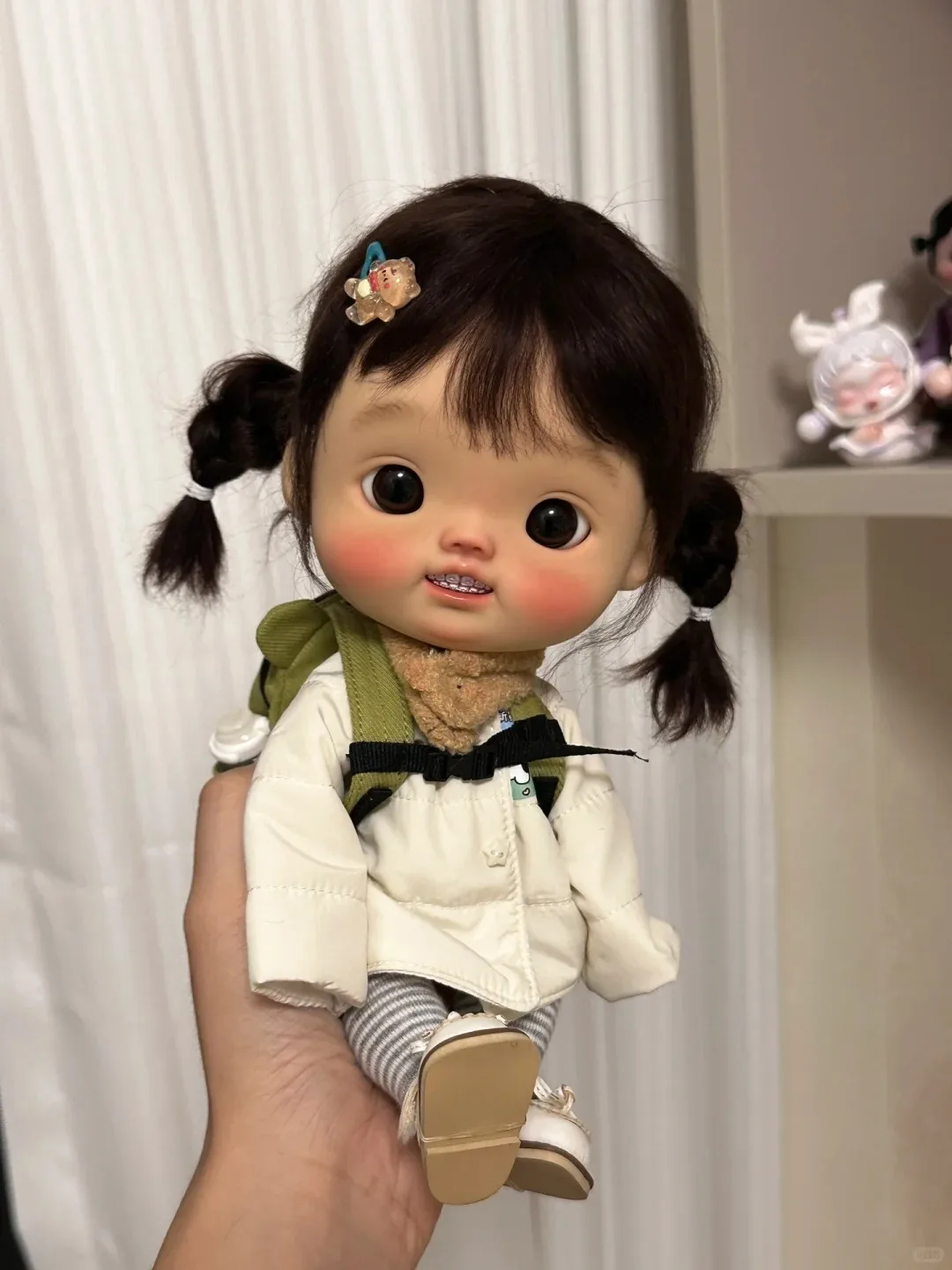 BJD doll 1/6-diandi large head series doll resin material DIY makeup doll model toy Multiple combinations can Free transport