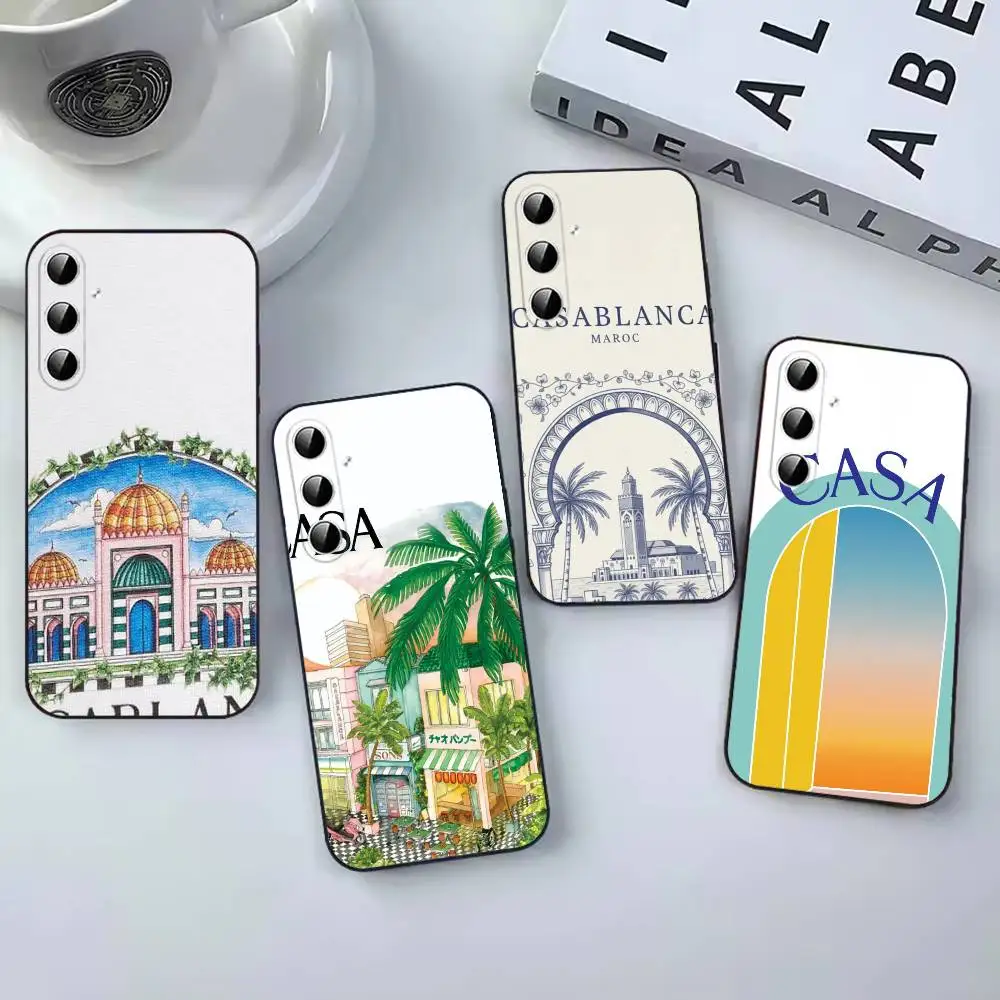 Casablanca Art Fashion Phone Case coque Cover For Samsung Galaxy A12 22,32,52,53,71,73, Note9,10,20 Ultra