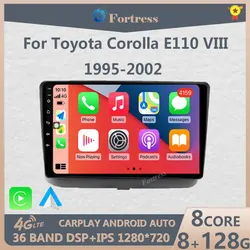 4G Android 13 Radio For Toyota Corolla E110 VIII 1995-2002 Right Wheel Car stereo Multimedia Player Carplay Auto GPS navigation