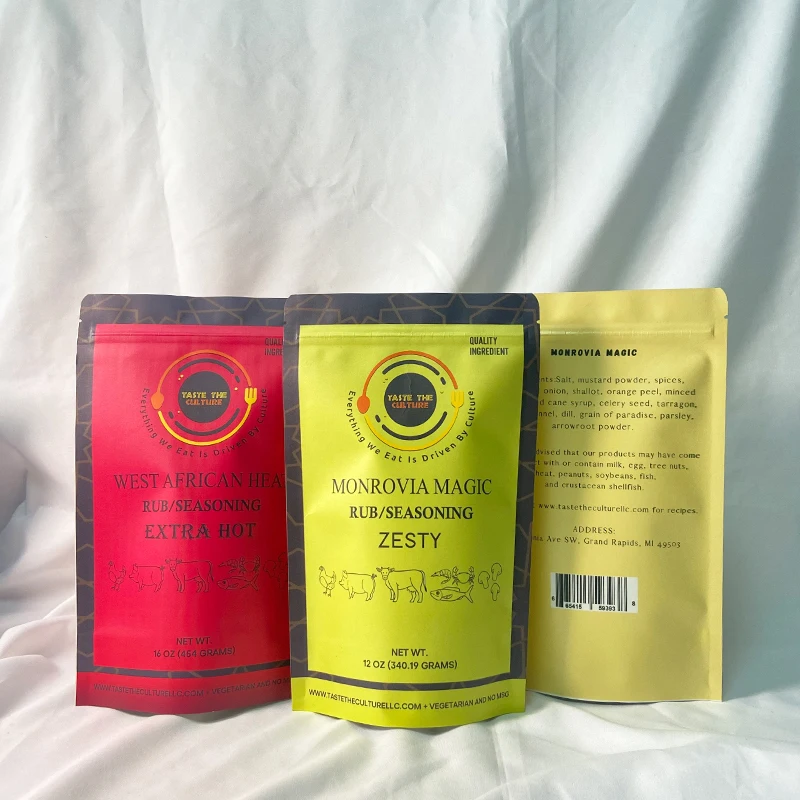 Custom Printed Kraft Paper Aluminum Foil Bag image 3