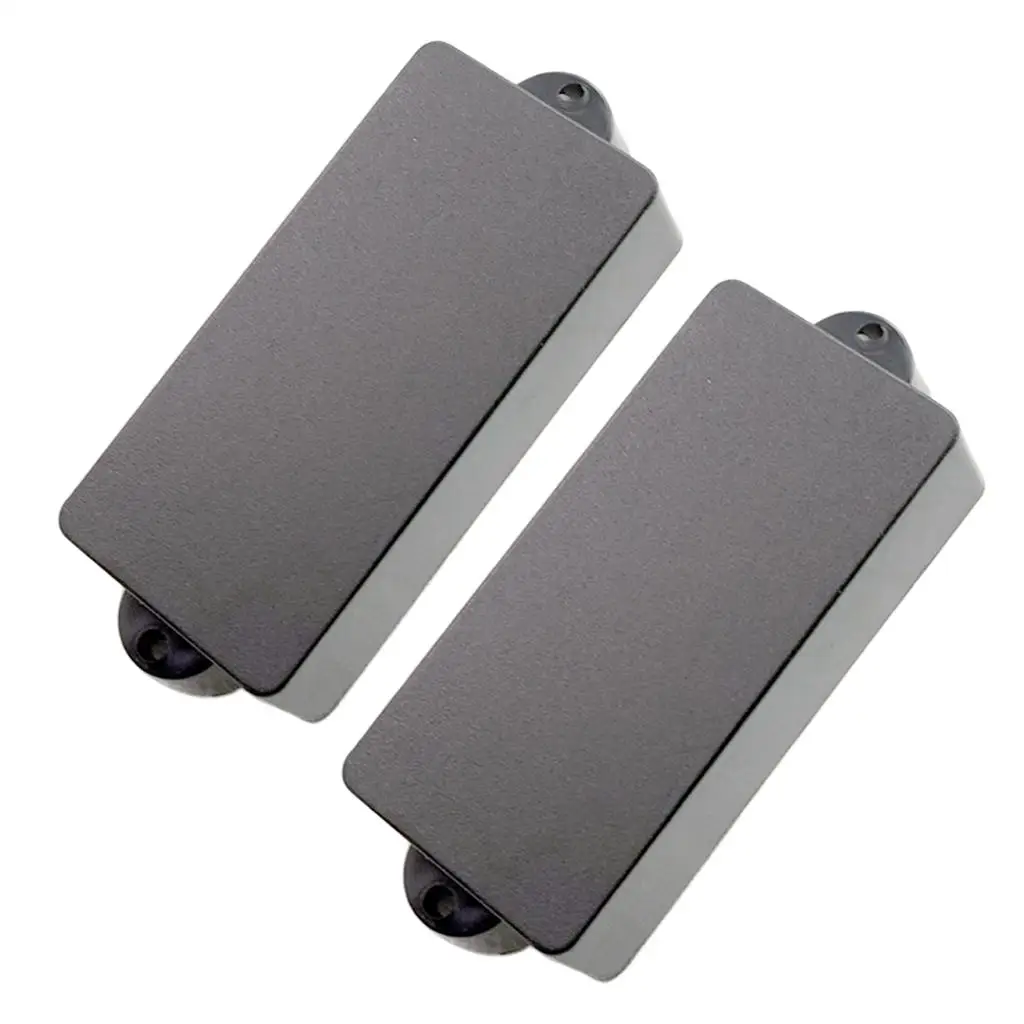 Bass Guitar Sealed Pickup Covers Closed Plastic Shell for Electric 4 String Precision Bass Parts