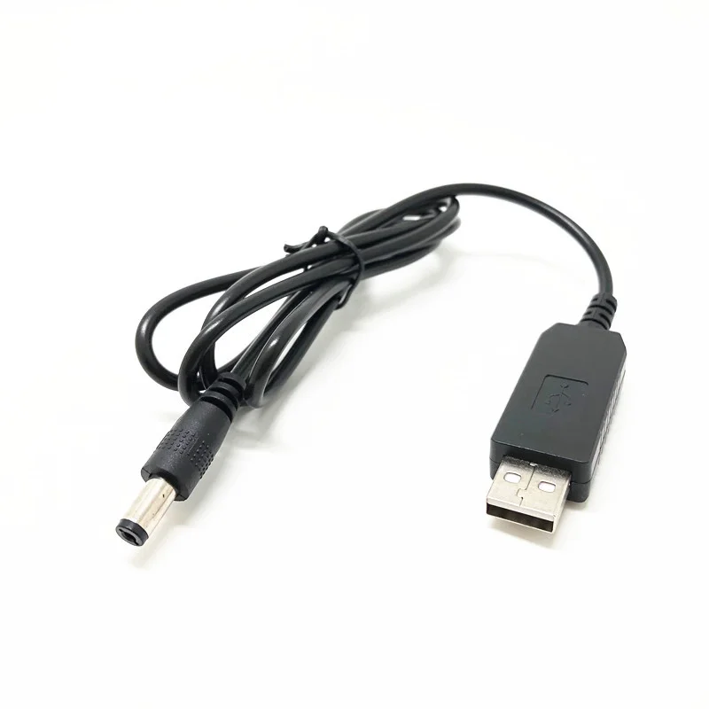 USB Converter DC 5V to  9V 12V Power Supply Adapter Step UP Module Boost Connector Line Wire USB Plug to DC Cable 5.5x2.1mm
