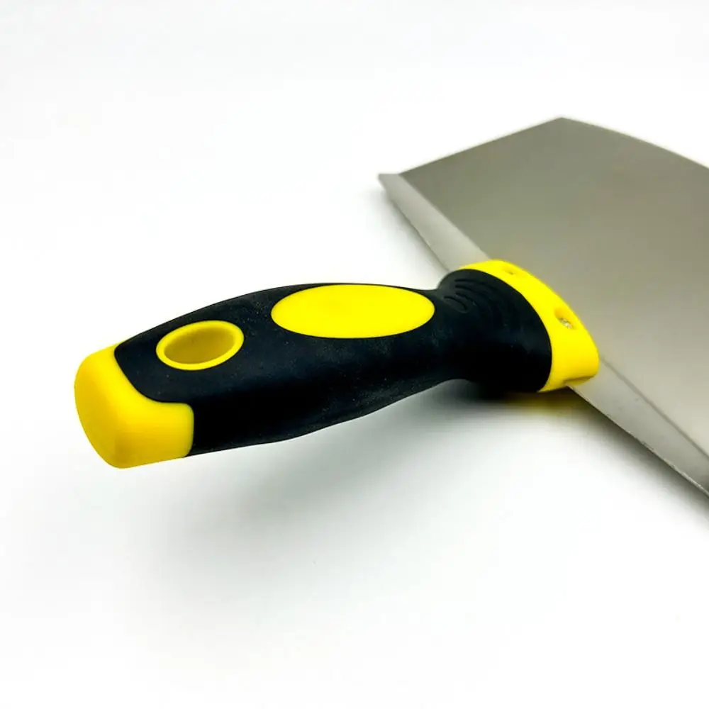 Stainless Steel Curved Putty Scraper Anti‑Corrosion Spatula For Paint Filling Construction Renovation Hand Tool