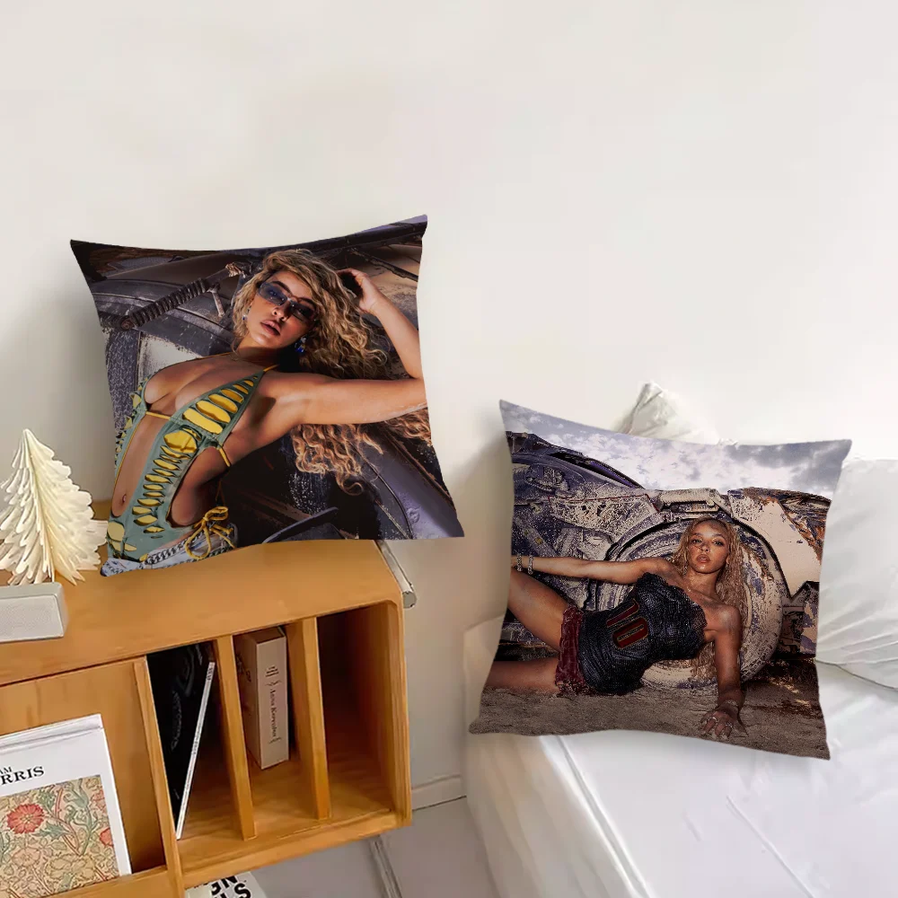 Hot Singer Tinashe Quantum Baby cushion Sofa Living Room Bedroom Headboard Backrest Cushion Square Cushion Nap Time Pillow Case