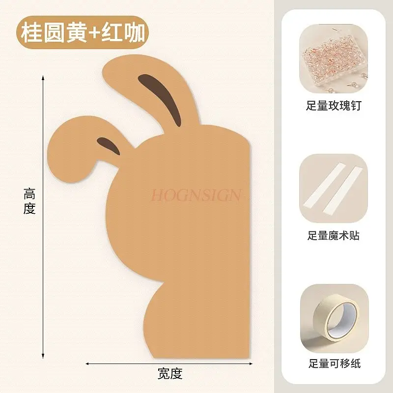 1pcs Felt wall stickers, photo walls, high-end living room wall decorations, soft wooden boards, cultural display walls