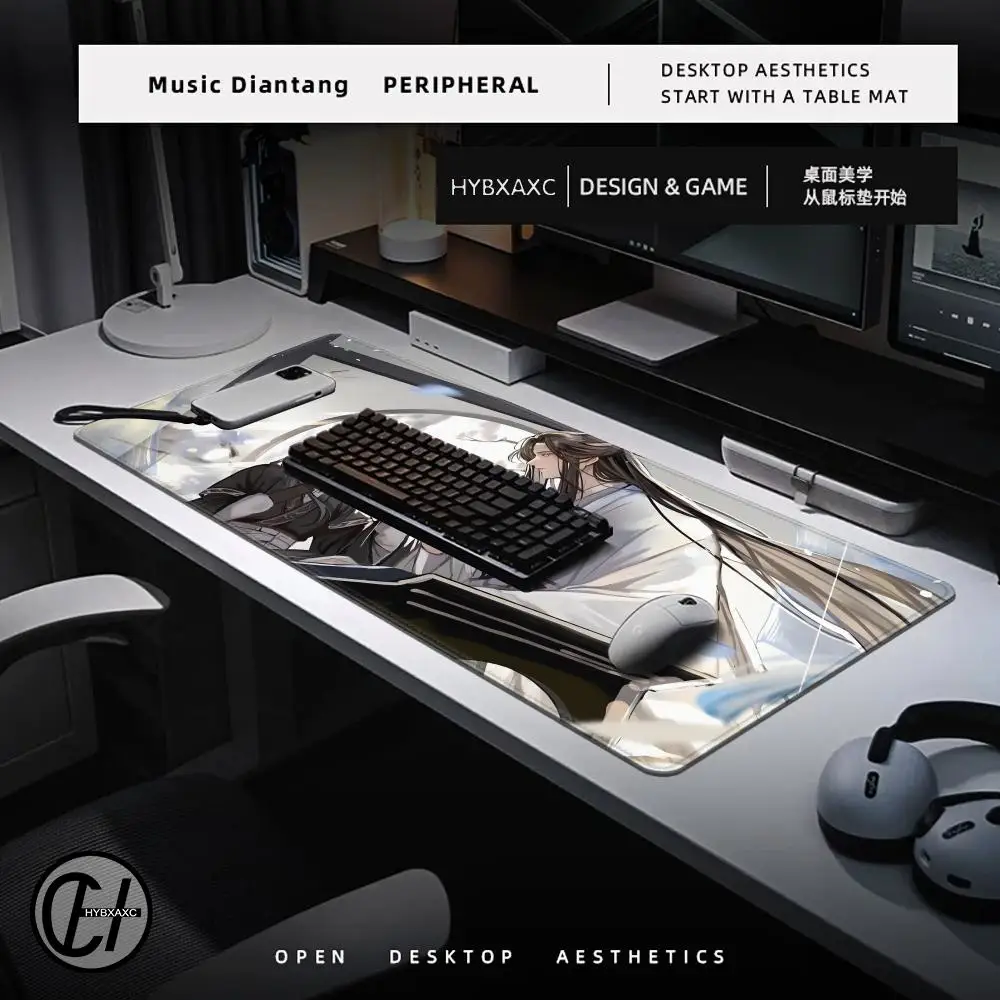 لوحة ماوس كبيرة على شكل رسوم متحركة من Mo Dao Zu Shi MDZS، لوحة ماوس ألعاب الكمبيوتر من Grandmaster of Demonic Cultivation، سجادة مكتب مضادة للانزلاق