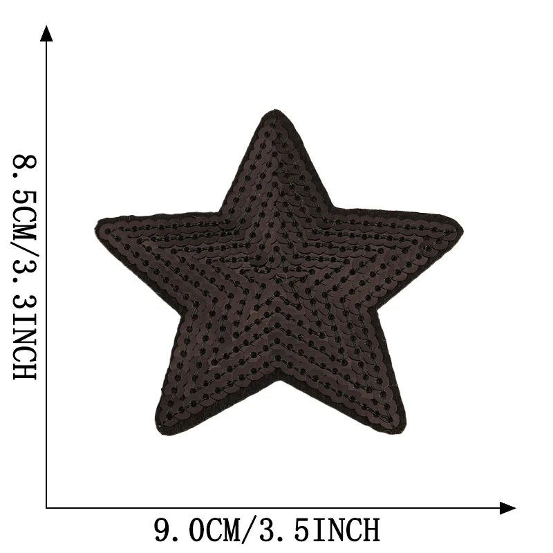 Eisen auf Patches für Kleidung Stern Herz Pailletten Thermo jacke DIY gestickt nähen Aufkleber Rucksack niedlichen Parche Kinder Ropa Glitter – Detail 19