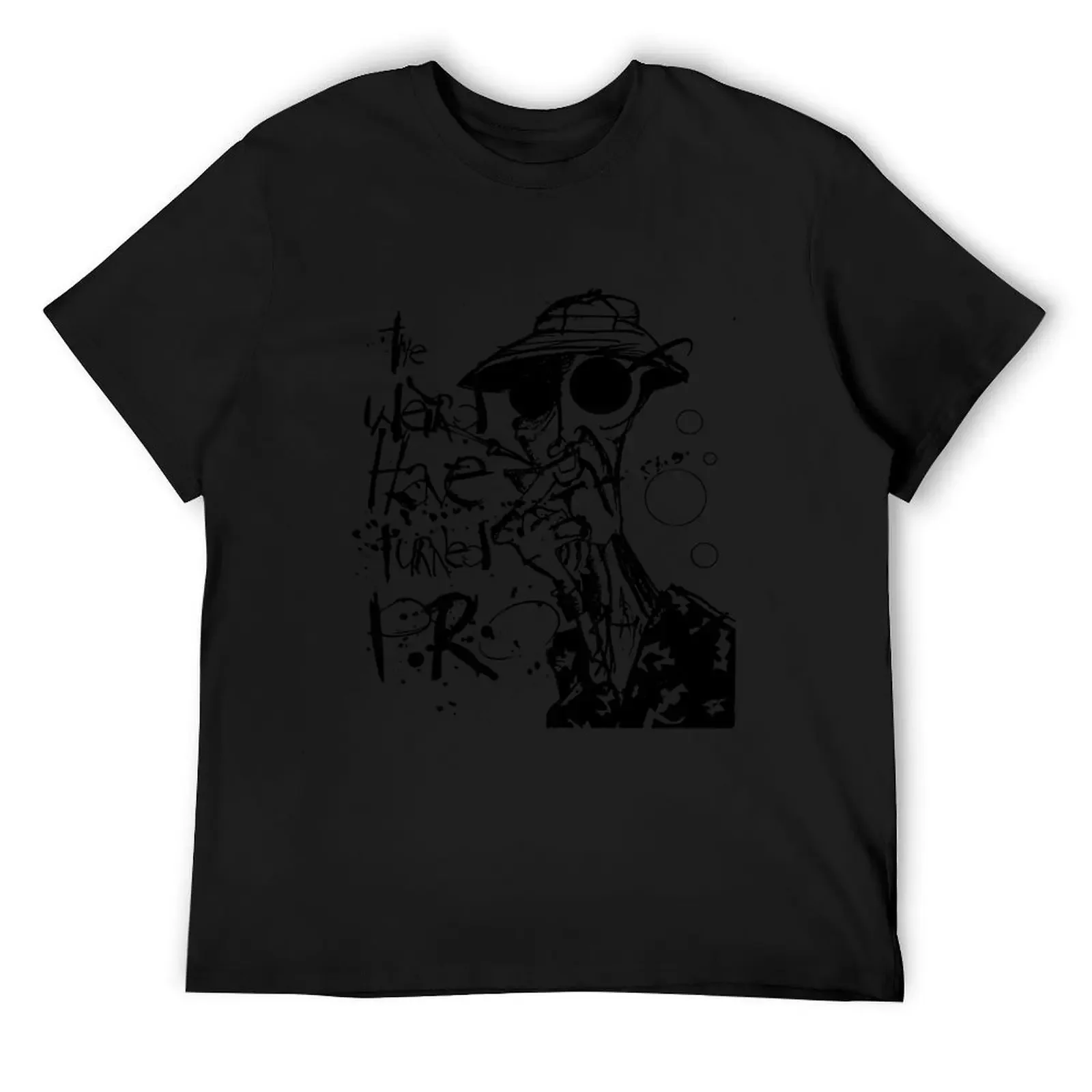 

The weird have turned poster man author T-Shirt blacks baggy shirts black t-shirts for men