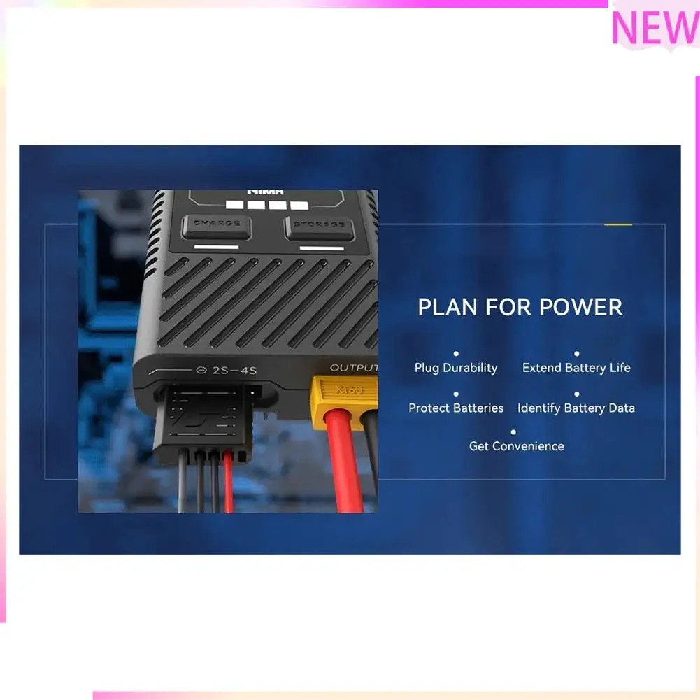 

B27B For Imars Mini 60W 2S3S4S 2-4S Lipo Battery Smart Charging For Lipo Lihv Life Nimh QC PD USB-C RC FPV Drone