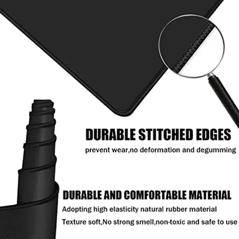 ملحقات الألعاب لوحة ماوس ألعاب الكمبيوتر ذات إحساس كبير من سجادات الألعاب التكنولوجية، حصيرة مكتبية، وسادات توسيع لوحة المفاتيح المطاطية المضادة للانزلاق