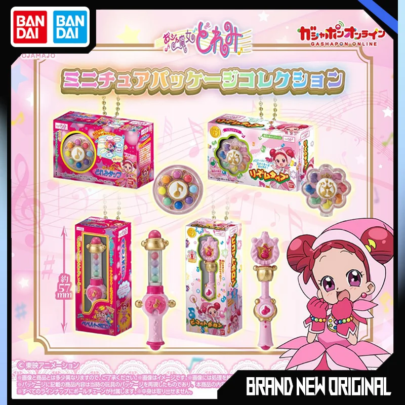 

BANDAI Magical DoReMi Action Figures Model Prop Box Magic Wand Gashapon Ball Keychain Official Genuine