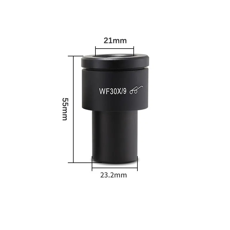 Biological microscope dedicated wide angle eyepiece high-definition wf5X 10X 16X 20X 25X 30X 23.2mm interface 0.91inch hd metal