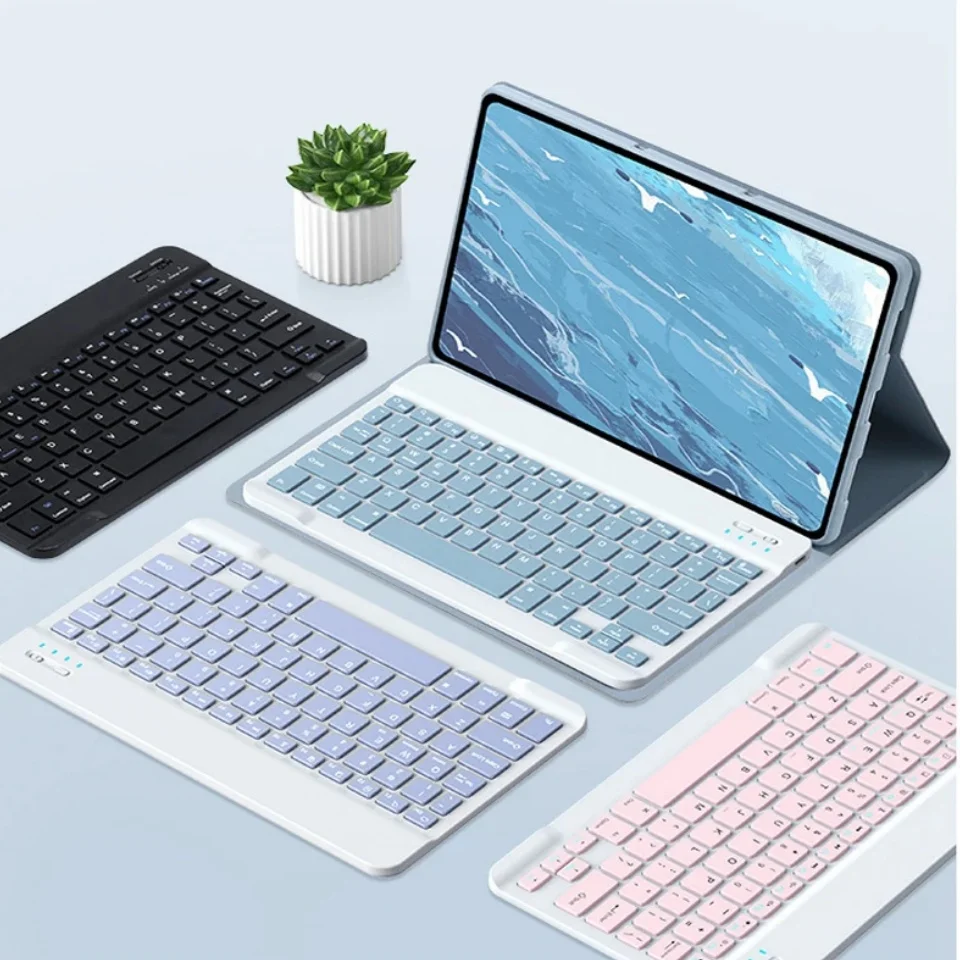 

Чехол для планшета с клавиатурой для Lenovo Tab M11 / Tab K11 LTE 2024, 11-дюймовая мышь и съемная клавиатура, чехол из искусственной кожи с автоматическим режимом сна/пробуждения