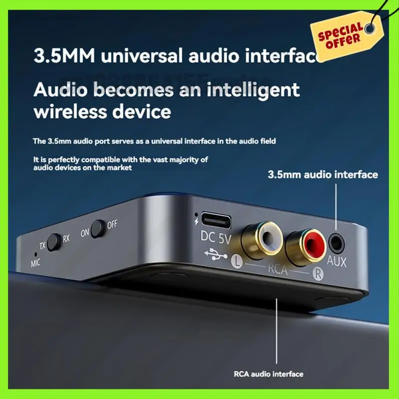 a61k-qccv-bluetooth-54-オーディオレシーバートランスミッターマイク、35mm-aux-ステレオワイヤレスアダプターヘッドフォン-tv-pc-カースピーカー用