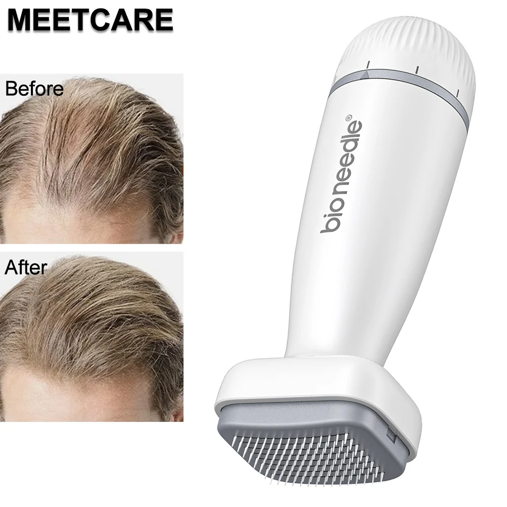 Bio 120pin Derma rouleau timbre ajuster aiguille Derma Microneedle stylo pour barbe croissance des cheveux Microneedling Dermaroller soins de la peau