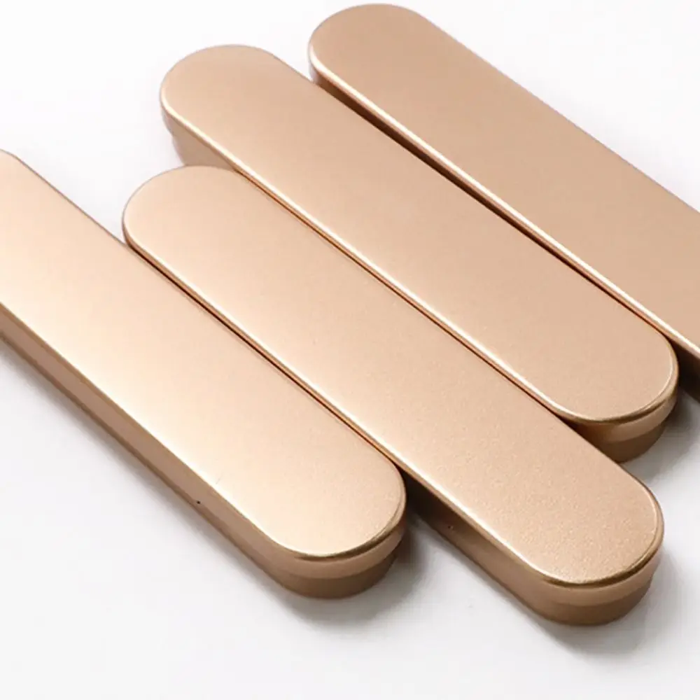 Portable Metal Tin Box Rectangular Multifunctional Pen Box with Sponge Lining Stationery Box School Office