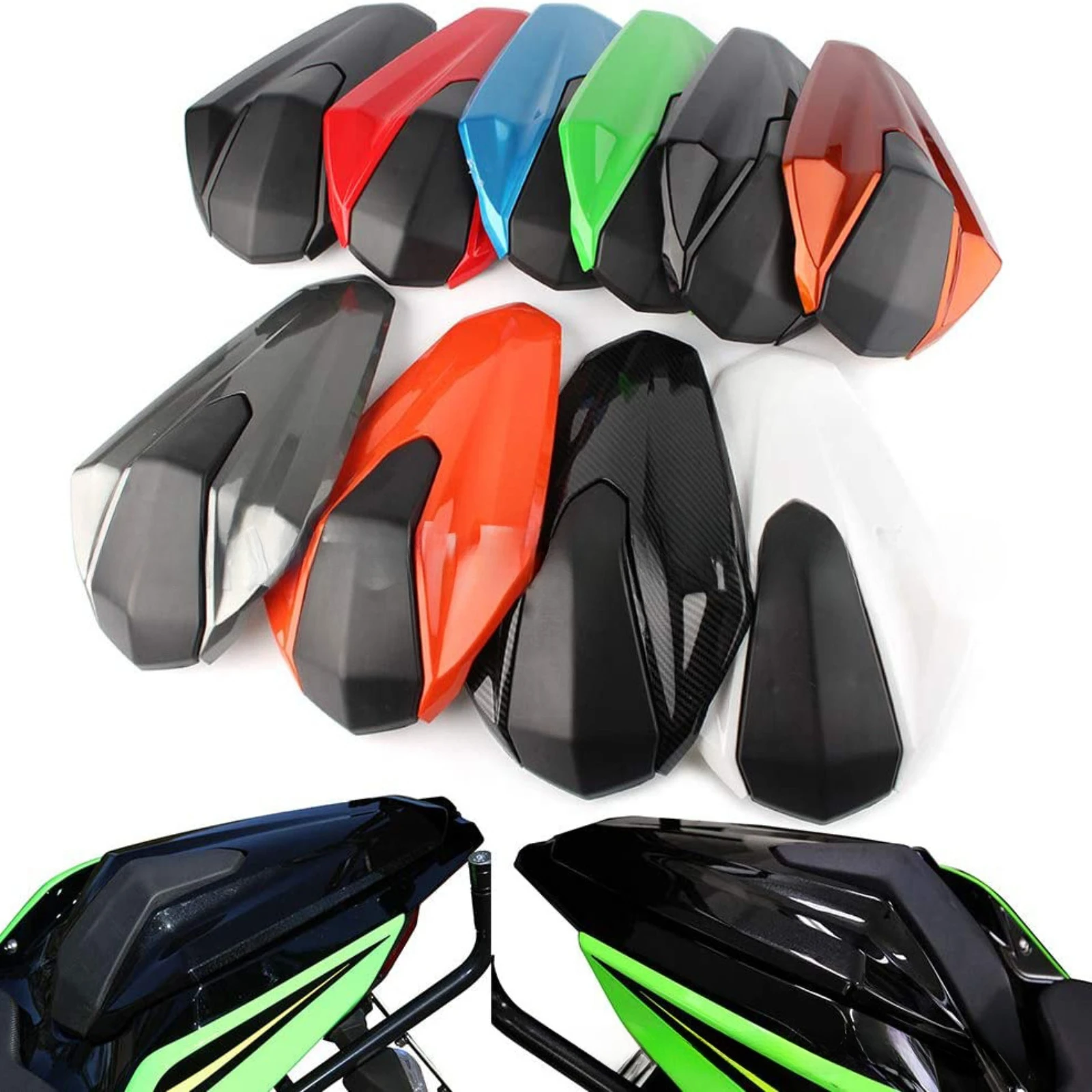

Motorcycle Rear Seat Cover Cowl Solo Seat Cowl Rear For Kawasaki Ninja 400 Z400 2018-2021 2022 2023 For Ninja400 Z 400 ABS/KRT