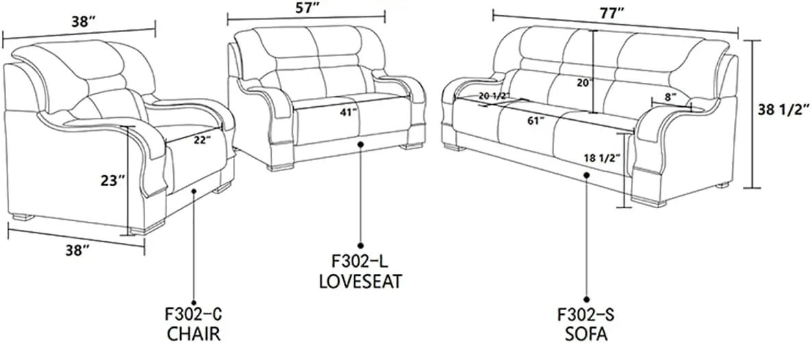 Executive Leather Loveseat, 2-Seater Office Sofa with Wood Armrests, Reception Couch for Conference Waiting Lounge, Brown Black