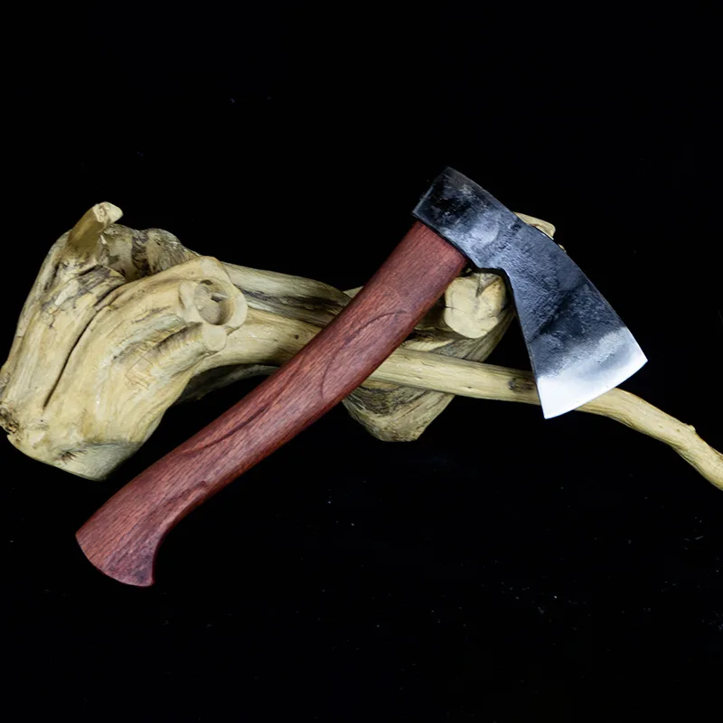 New Handcrafted Axes Refined Through Repeated Hammering Are Convenient Outdoor Camping Axes and Household Felling Tools