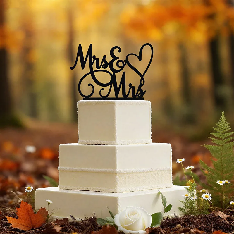Mr And Mrs Cake Top…