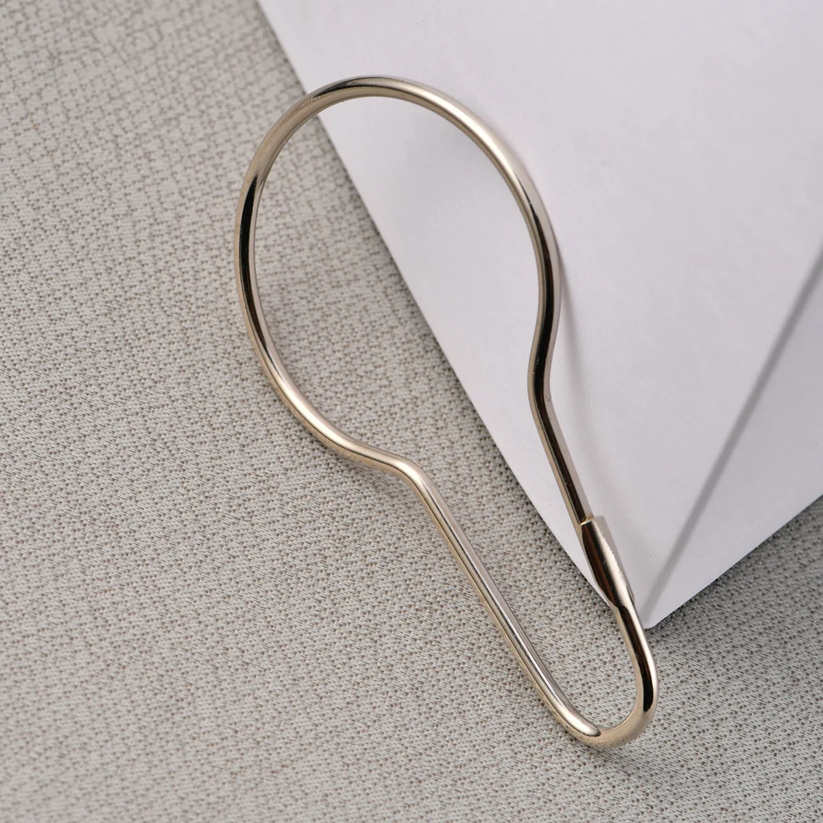 Beadless gourd buckle gourd-shaped shower curtain hook metal inverted eight-character curtain hook