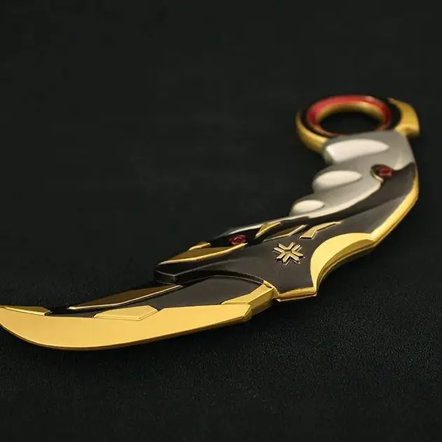 كارامبت سلاح شجاع للأولاد ، سكين ريفر ، لعبة معدنية معدنية ، سيف ساموراي طرفي ، ألعاب هدايا ، 16 بطل يدوي ، #5